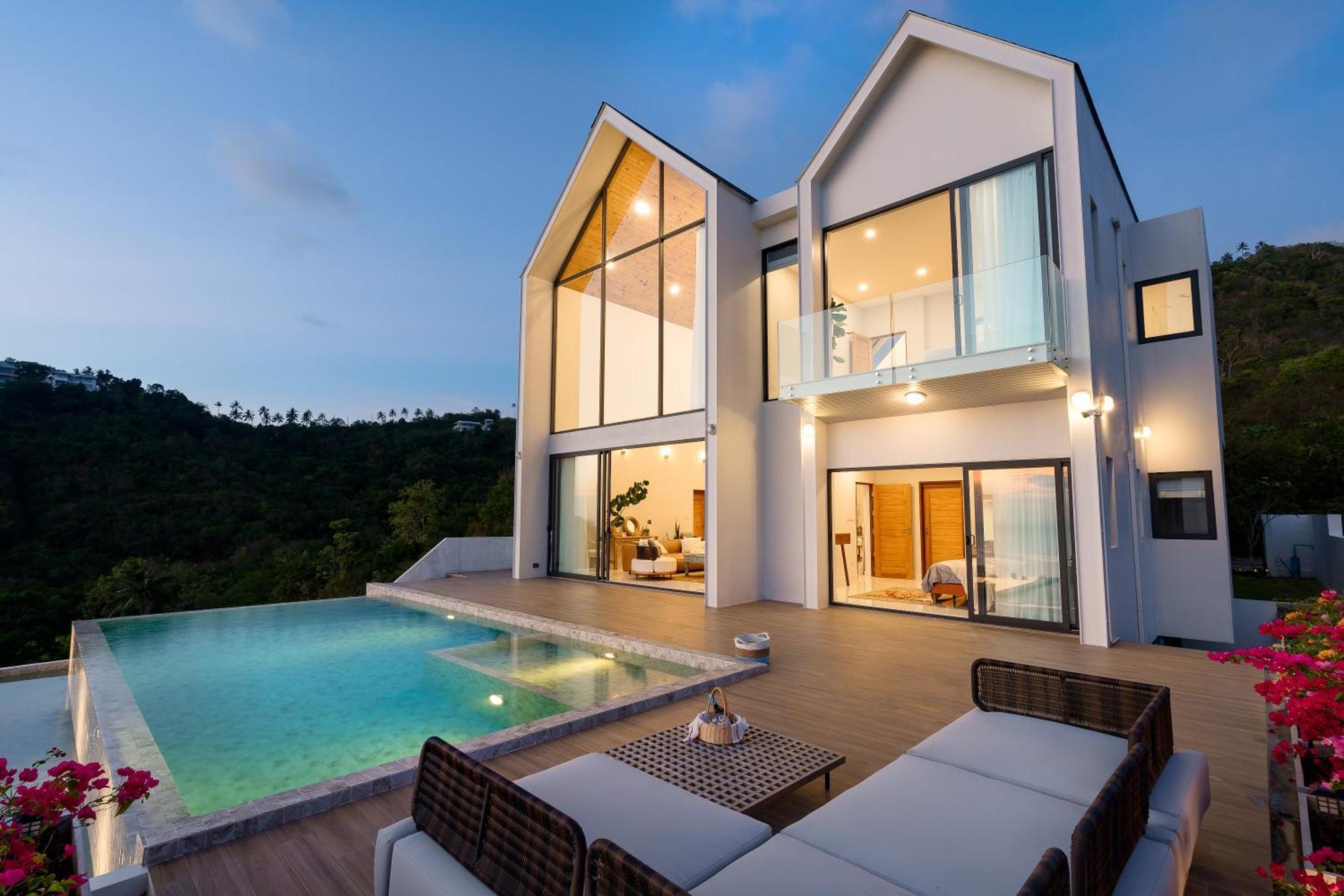 Villa Soma Samui 3 Bedroom Seaview Sunset Pool Villa Amphoe Koksamui Exterior photo