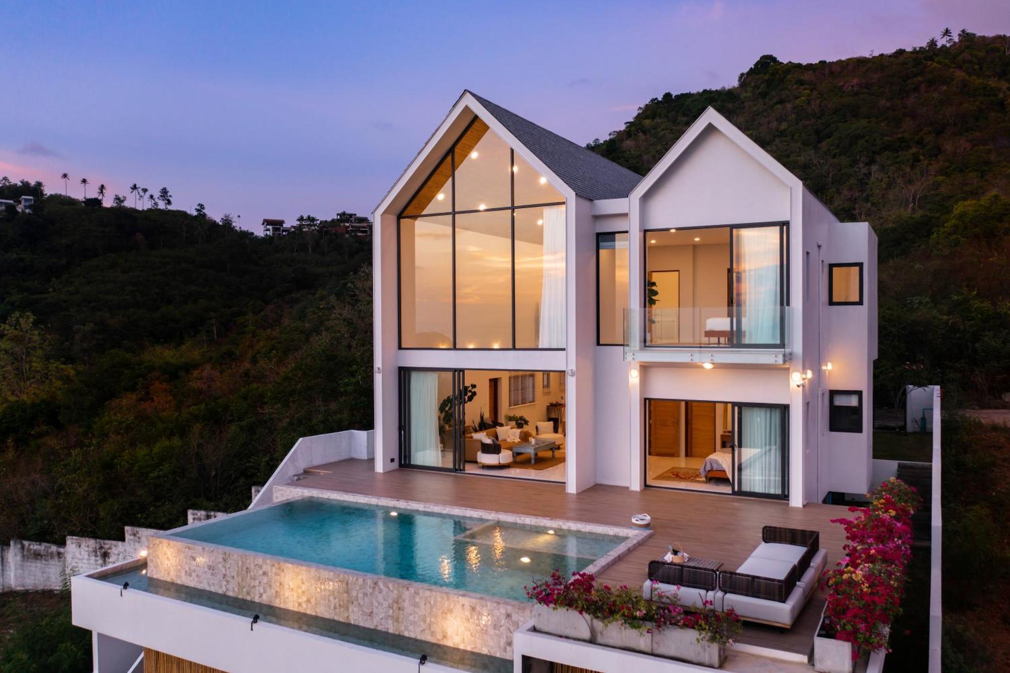 Villa Soma Samui 3 Bedroom Seaview Sunset Pool Villa Amphoe Koksamui Exterior photo